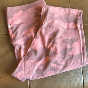 Lululemon pink camo align leggings
